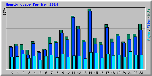 Hourly usage for May 2024